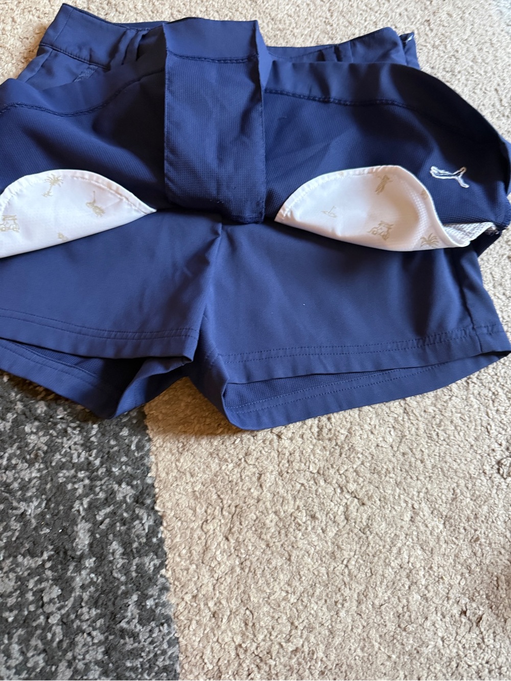 Puma Women's Navy Blue Golf Skort-Size 0 - Picture 2 of 9